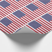 Amerikaanse vlag cadeaupapier (Hoek)