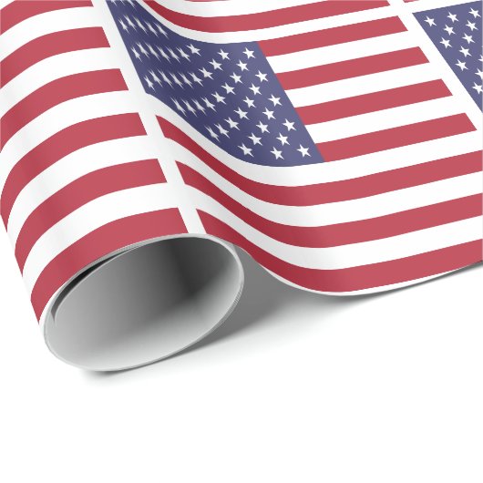 Amerikaanse vlag cadeaupapier (Rol Hoek)