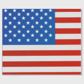 Amerikaanse vlag cadeaupapier (Vlak)