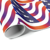 Amerikaanse vlag cadeaupapier (Rol Hoek)