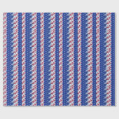 Amerikaanse vlag cadeaupapier (Vlak)