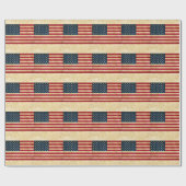  Amerikaanse vlag Cadeaupapier (Vlak)