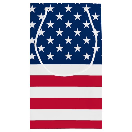 Amerikaanse vlag cadeautastas Amerikaanse patriott Klein Cadeauzakje (Achterkant)