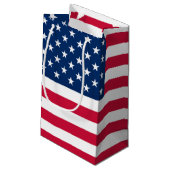 Amerikaanse vlag cadeautastas Amerikaanse patriott Klein Cadeauzakje (Achterkant Gekanteld)