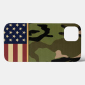 Amerikaanse vlag Camo Case-Mate iPhone Case (Achterkant (horizontaal))