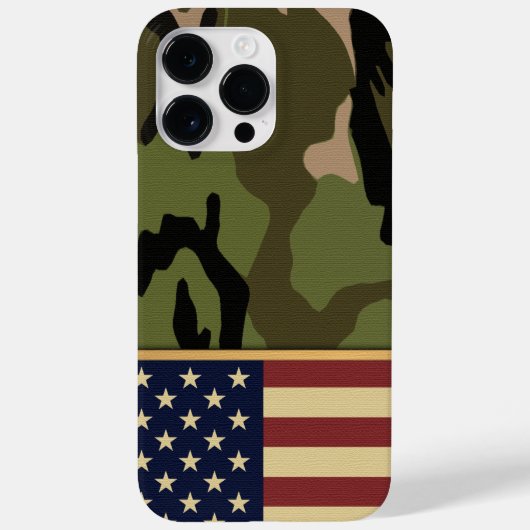 Amerikaanse vlag Camo Case-Mate iPhone Case (Achterkant)