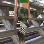 Amerikaanse vlag Camouflage Camo Patroon Militair Leggings<br><div class="desc">Dit ontwerp werd gecreeerd door digitale kunst. Het kan worden gepersonaliseerd door de aanpassingsknoop te klikken en de kleur te veranderen, een naam, initialen of uw favoriete woorden toe te voegen. Neem contact met me op colorflowcreations@gmail.com als je dit ontwerp op een ander product wilt gebruiken. Koop mijn oorspronkelijke abstracte...</div>