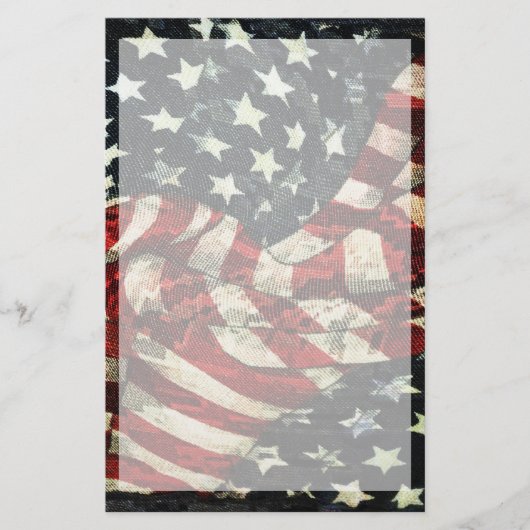 Amerikaanse vlag-Camouflage door Shirley Taylor Briefpapier (Voorkant)