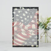 Amerikaanse vlag-Camouflage door Shirley Taylor Briefpapier (Staand voorkant)