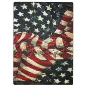Amerikaanse vlag-Camouflage door Shirley Taylor Klembord (Achterkant)