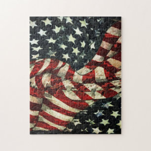 Amerikaanse vlag-Camouflage door Shirley Taylor Legpuzzel