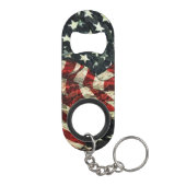 Amerikaanse vlag-Camouflage door Shirley Taylor Mini Flessenopener (Achterkant)