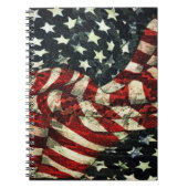 Amerikaanse vlag-Camouflage door Shirley Taylor Notitieboek (Voorkant)