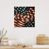 Amerikaanse vlag-Camouflage door Shirley Taylor Poster (Keuken)
