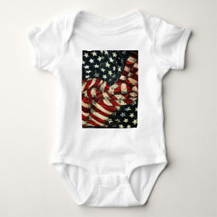 Amerikaanse vlag-Camouflage door Shirley Taylor Romper
