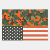 Amerikaanse vlag Camouflage Inpakpapier Vel (Voorkant 2)