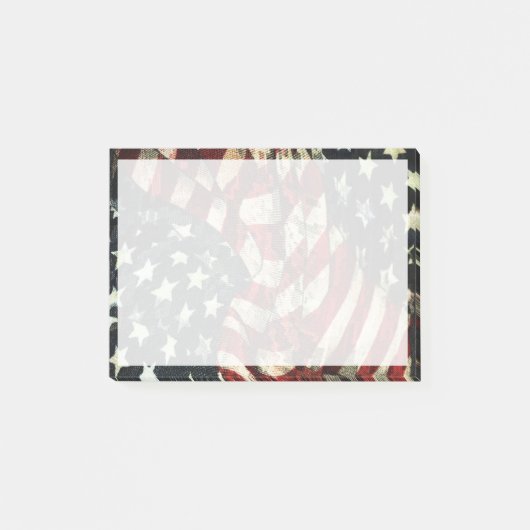 Amerikaanse vlag-Camouflage Post-it® Notes (Voorkant)