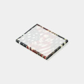 Amerikaanse vlag-Camouflage Post-it® Notes (Schuin)