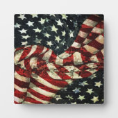 Amerikaanse vlag-Camouflage voor Shirley Taylor Fotoplaat (Voorkant)