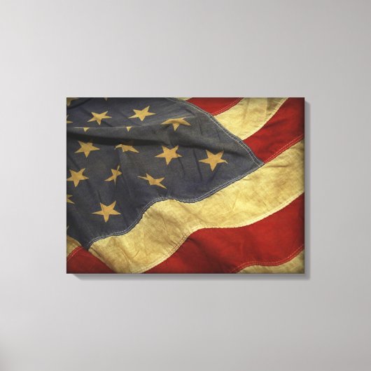Amerikaanse vlag canvas afdruk (Voorkant)