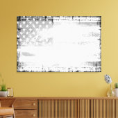 Amerikaanse vlag canvas afdruk (Insitu (Woonkamer))