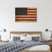  Amerikaanse vlag Canvas Afdruk (Insitu (Slaapkamer))