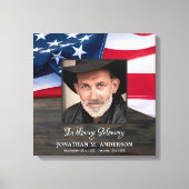 Amerikaanse vlag canvas afdruk (Voorkant)