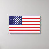 Amerikaanse vlag canvas afdruk (Voorkant)