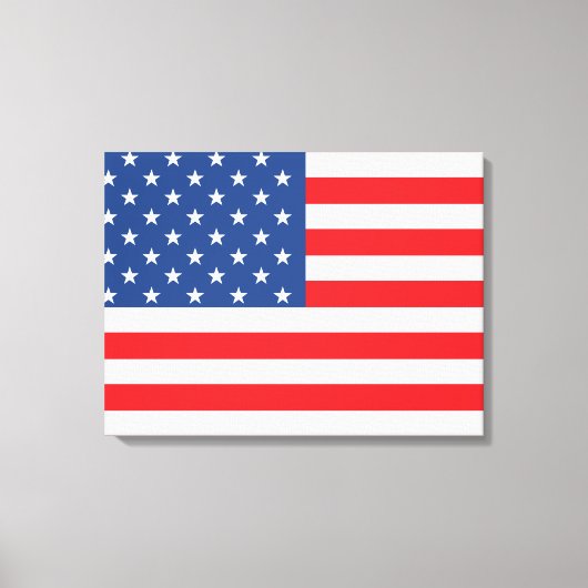 Amerikaanse vlag canvas afdruk (Voorkant)