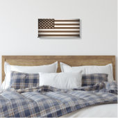  Amerikaanse vlag Canvas Afdruk (Insitu (Slaapkamer))