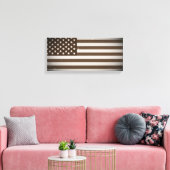  Amerikaanse vlag Canvas Afdruk (Insitu (Woonkamer))