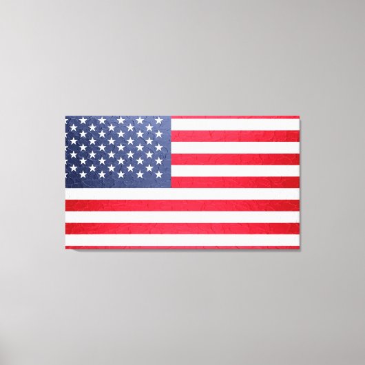 Amerikaanse vlag canvas afdruk (Voorkant)