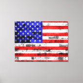Amerikaanse vlag canvas afdruk (Voorkant)