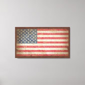 Amerikaanse vlag canvas afdruk (Voorkant)