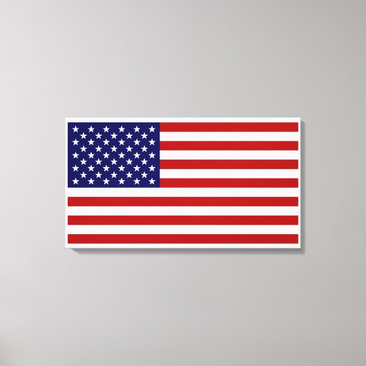 Amerikaanse vlag canvas afdruk (Voorkant)