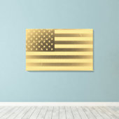  Amerikaanse vlag Canvas Afdruk (Insitu (Houten vloer))