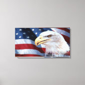 Amerikaanse vlag canvas afdruk (Voorkant)