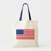Amerikaanse vlag Canvas tas (Voorkant)