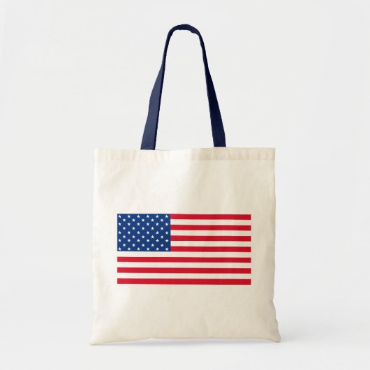 Amerikaanse vlag Canvas tas (Voorkant)