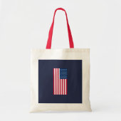 Amerikaanse vlag Canvas tas (Voorkant)