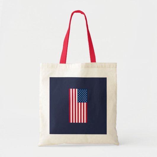 Amerikaanse vlag Canvas tas (Voorkant)