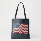 Amerikaanse vlag Canvas tas Gift (Voorkant)