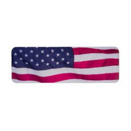 Amerikaanse vlag cap etiket