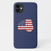 Amerikaanse vlag Case-Mate iPhone case (Achterkant)