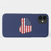 Amerikaanse vlag Case-Mate iPhone case (Achterkant (horizontaal))