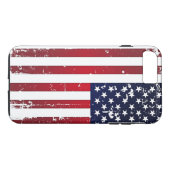 Amerikaanse vlag Case-Mate iPhone case (Achterkant (Horizontaal))