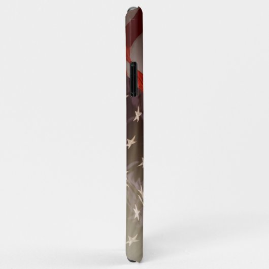 Amerikaanse vlag Case-Mate iPhone case (Achterkant/rechts)