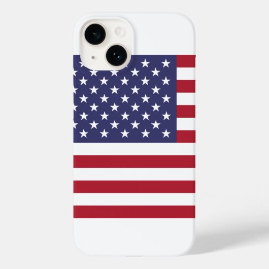 Amerikaanse vlag Case-Mate iPhone case (Achterkant)