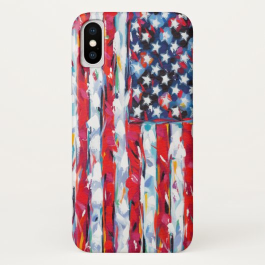 Amerikaanse vlag Case-Mate iPhone case (Achterkant)