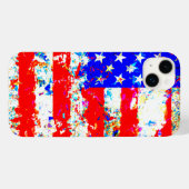 Amerikaanse vlag Case-Mate iPhone case (Achterkant (horizontaal))